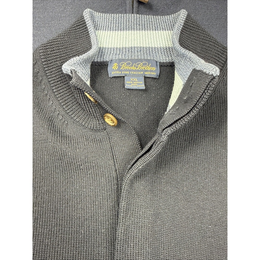 Brooks‎ Brothers Bundle 3 Pack Extra Fine Merino Wool Sweater Men XXL 1/4 & Zip - Picture 10 of 16